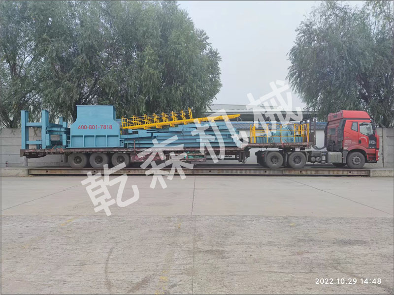 3000马力废钢破碎线陆续发货安徽亳州