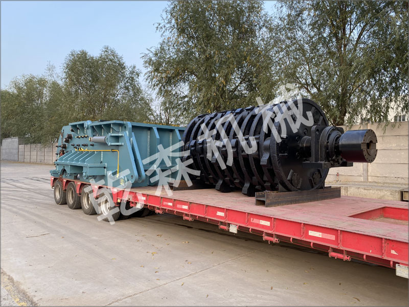 3000马力废钢破碎线陆续发货安徽亳州