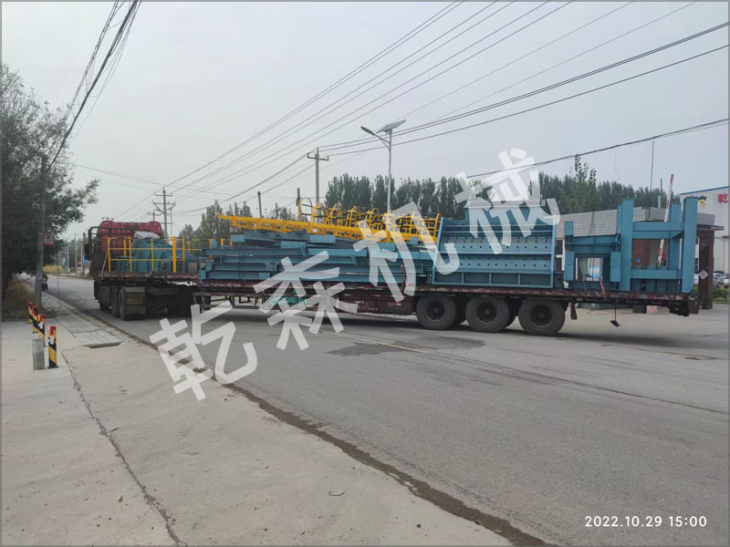 3000马力废钢破碎线陆续发货安徽亳州