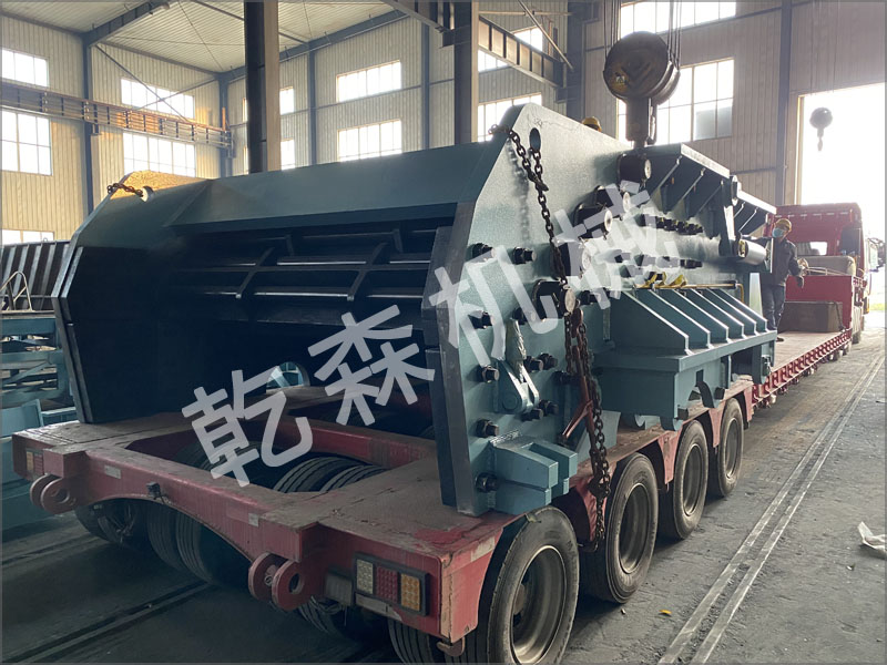 3000马力废钢破碎线陆续发货安徽亳州